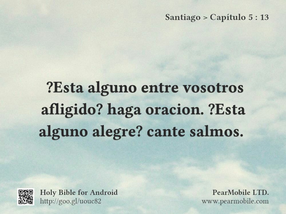 Santiago, Capítulo 5:13